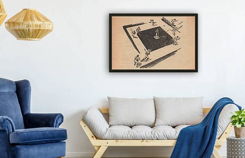 1947 Baseball Art Reproduction