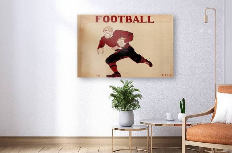 Early 1900s South Carolina Football Player Art Remix by Row One Brand