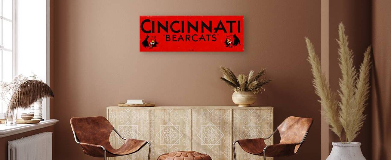 1930s Cincinnati Bearcats Art by Row One Brand