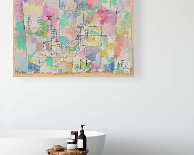 1918 Two Country Houses by Paul Klee by Row One Brand