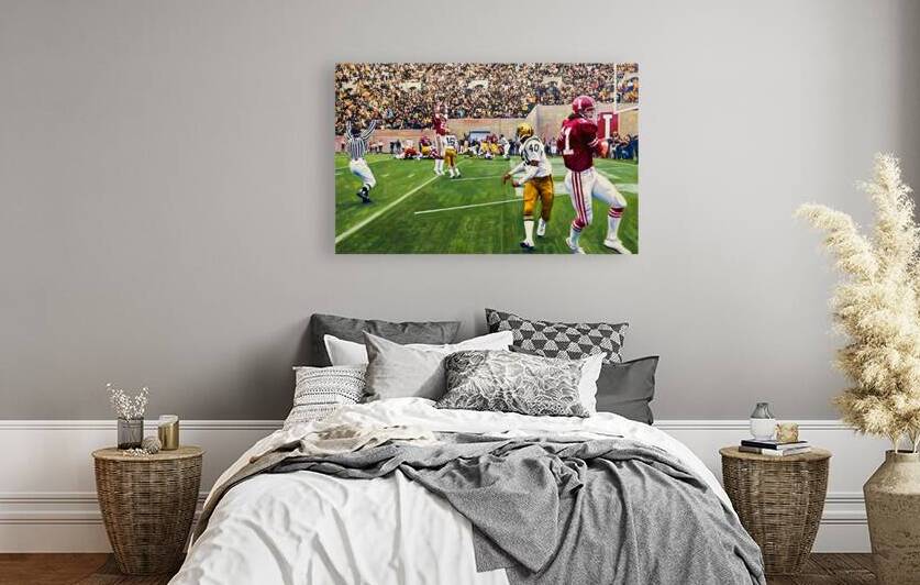 1975 Purdue at Indiana Football Art by Row One Brand