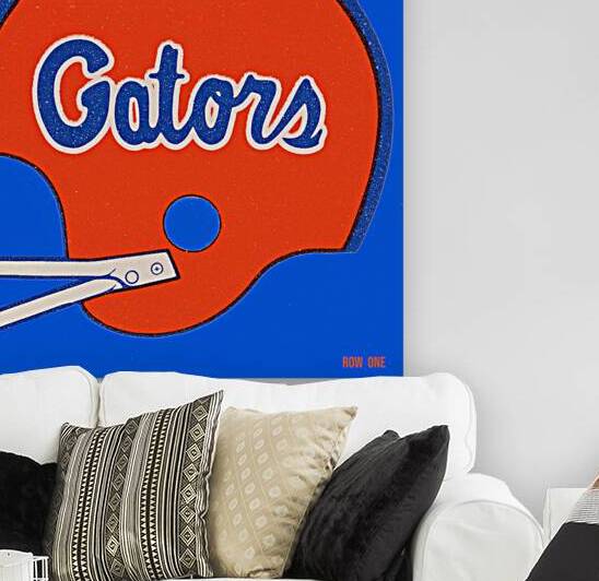 1982 Florida Gators Football Helmet Art by Row One Brand