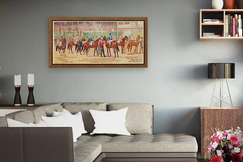 1903 Coney Island Jockey Club Horse Race Art by Row One Brand