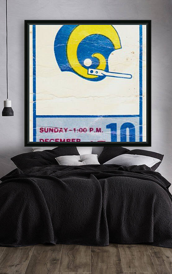 1978 Green Bay Packers vs. LA Rams Ticket Art by Row One Brand