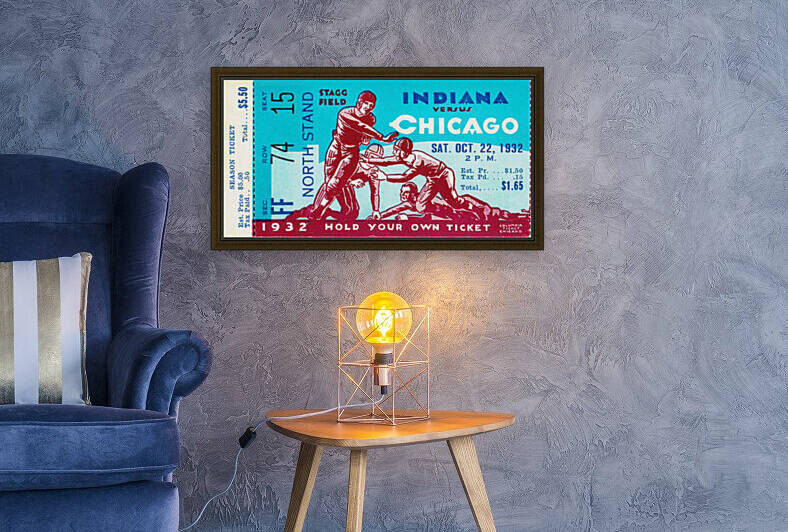 1932 Indiana vs. Chicago by Row One Brand