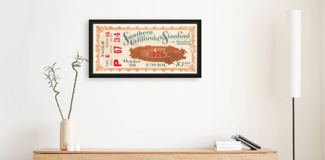 1929 USC vs. Stanford by Row One Brand