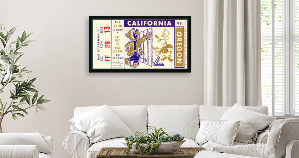 1960_College_Football_California vs. Oregon_Memorial Stadium_Row One Brand by Row One Brand