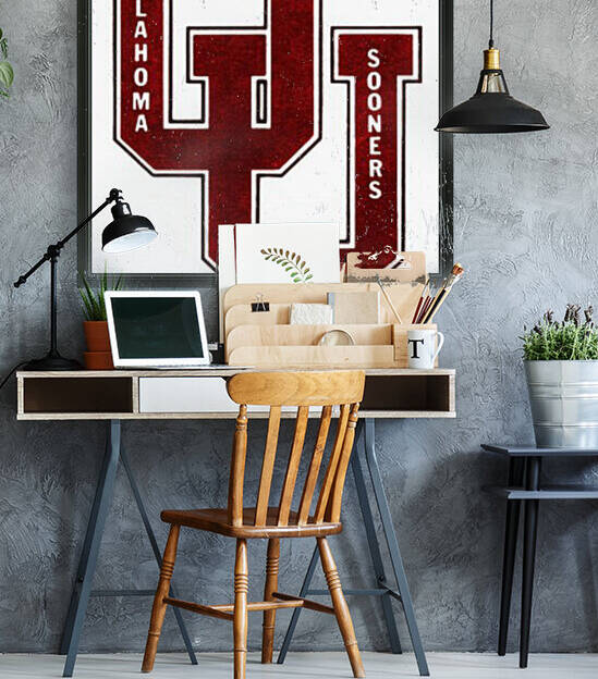 1960 OU Oklahoma Sooners art by Row One Brand