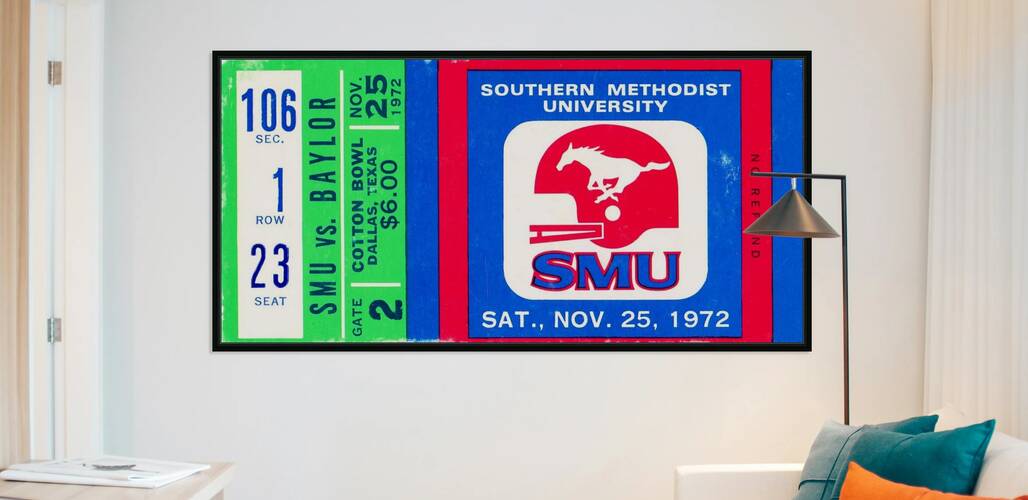 1972 Baylor vs. SMU Reproduction