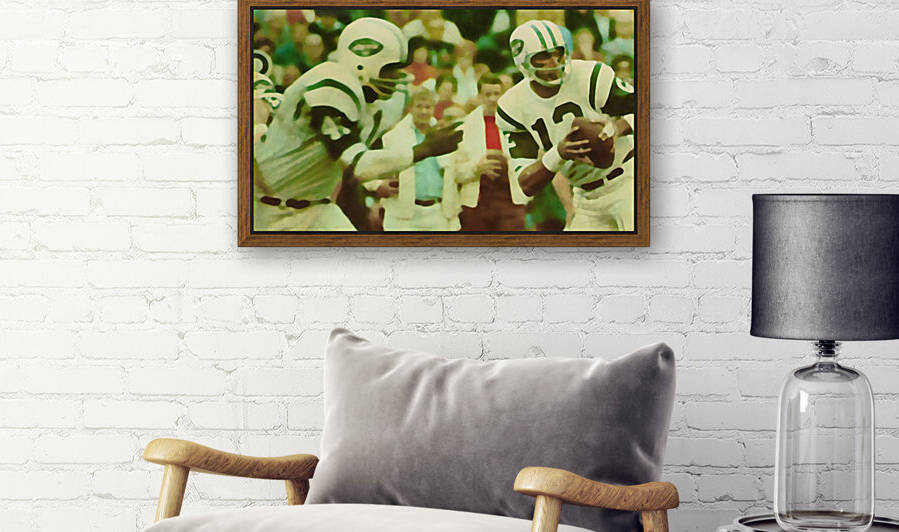 1969 Joe Namath Art by Row One Brand
