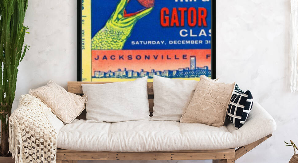 1955 Gator Bowl Vanderbilt Win by Row One Brand