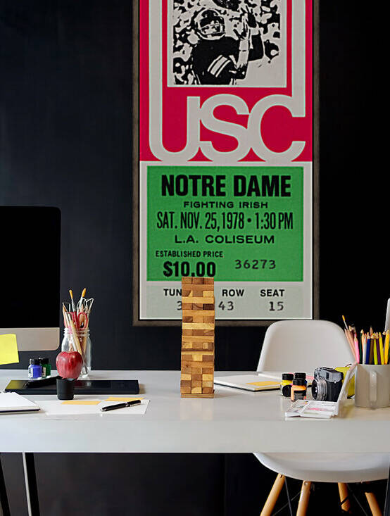 1978 USC vs. Notre Dame by Row One Brand