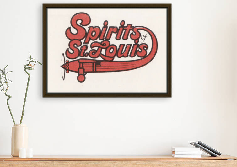 1976 Spirits of St. Louis Basketball Wall Art by Row One Brand