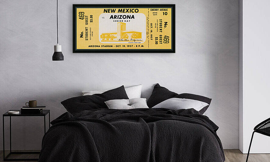 1957 Arizona Wildcats vs. New Mexico Lobos by Row One Brand