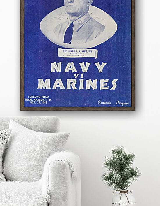 1946 Navy vs. Marines Football | Row 1 by Row One Brand
