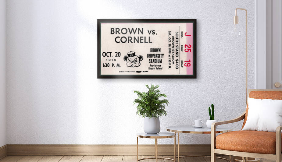 1979 Brown Bears vs. Cornell Big Red  by Row One Brand