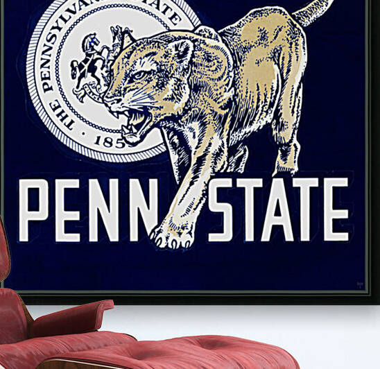 Vintage Penn State Art Reproduction