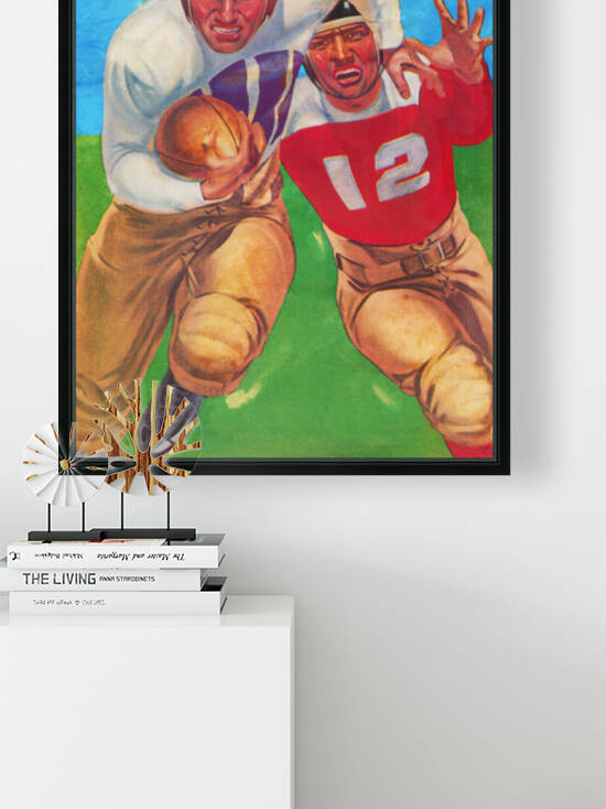 1937 Lon Keller Football Art Remix by Row One Brand