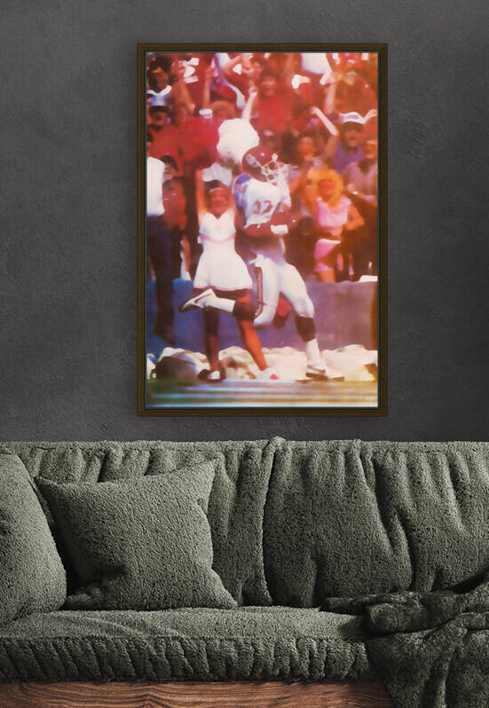 1985 Oklahoma Sooners Patrick Collins Touchdown Art by Row One Brand