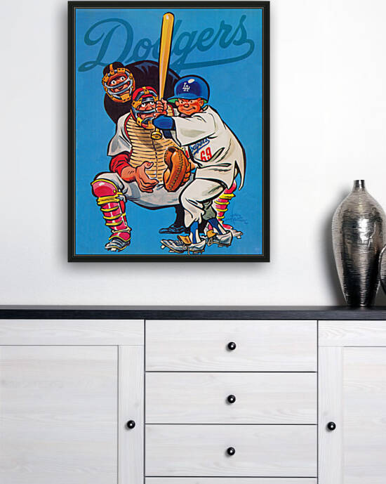 1969 LA Dodgers Karl Hubenthal Artwork by Row One Brand