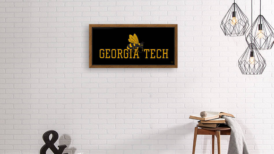 Vintage Georgia Tech Yellow Jacket Art by Row One Brand