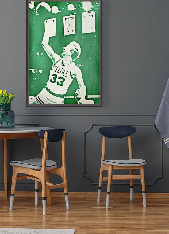 1981 Larry Bird Boston Celtics Art by Row One Brand