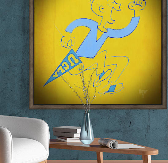 Vintage UCLA Cartoon Art by Row One Brand