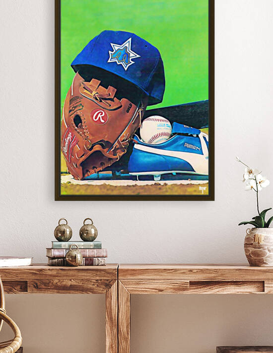 1986 Seattle Mariners Baseball Hat Art by Row One Brand