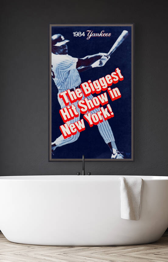 1984 New York Yankees Don Baylor Poster by Row One Brand