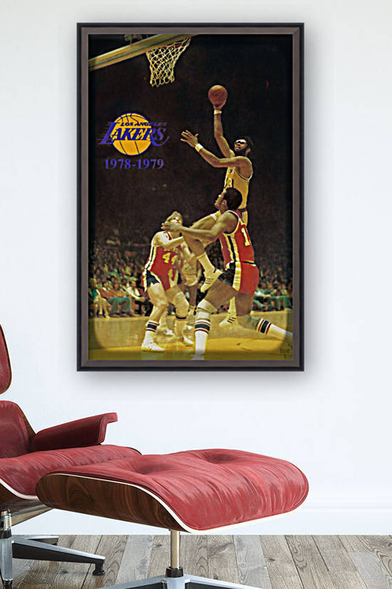 1978 LA Lakers Viewfinder Slide Art by Row One Brand
