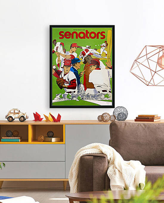 1971 Washington Senators Art by Row One Brand