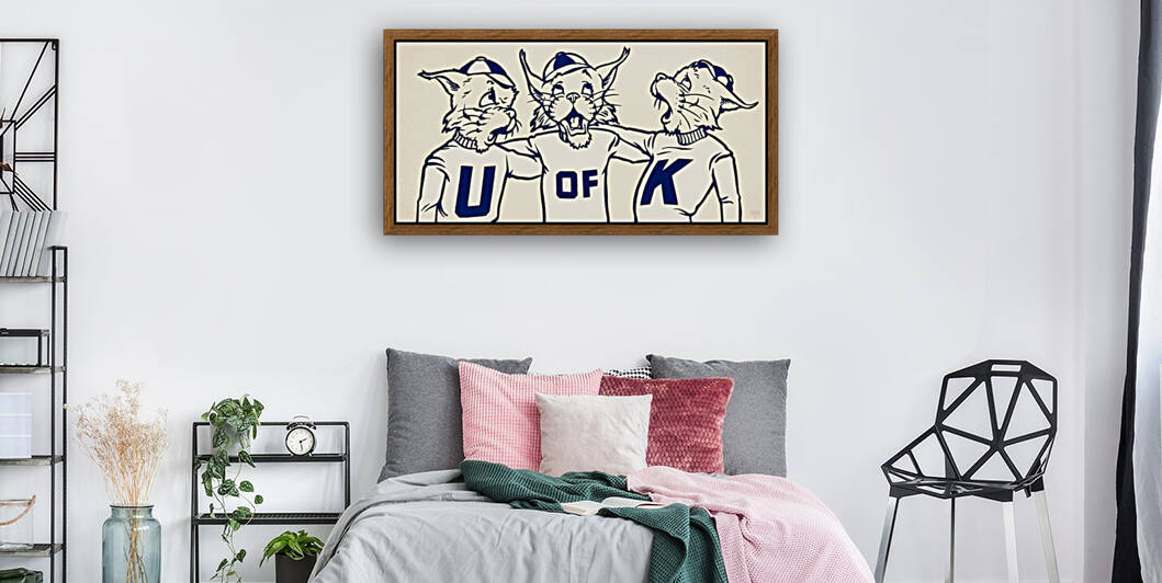Singing Kentucky Wildcats Art by Row One Brand
