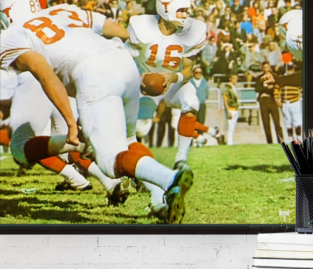 James Street Texas Football Art by Row One Brand