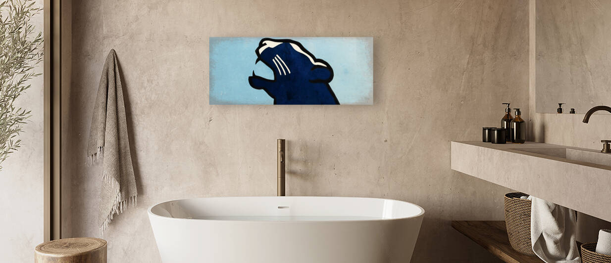Vintage Penn State Nittany Lion by Robert Foster by Row One Brand
