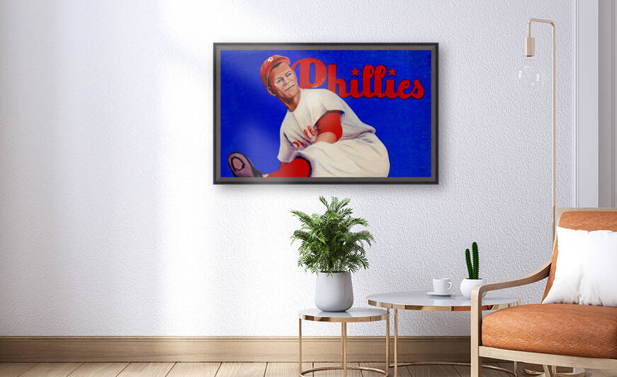 Vintage Phillies Art by Row One Brand