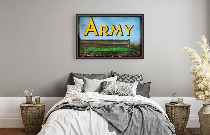 Vintage Army Football Gameday at Yankee Stadium by Row One Brand