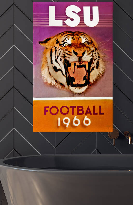 1966 LSU Football Mike the Tiger III by Row One Brand