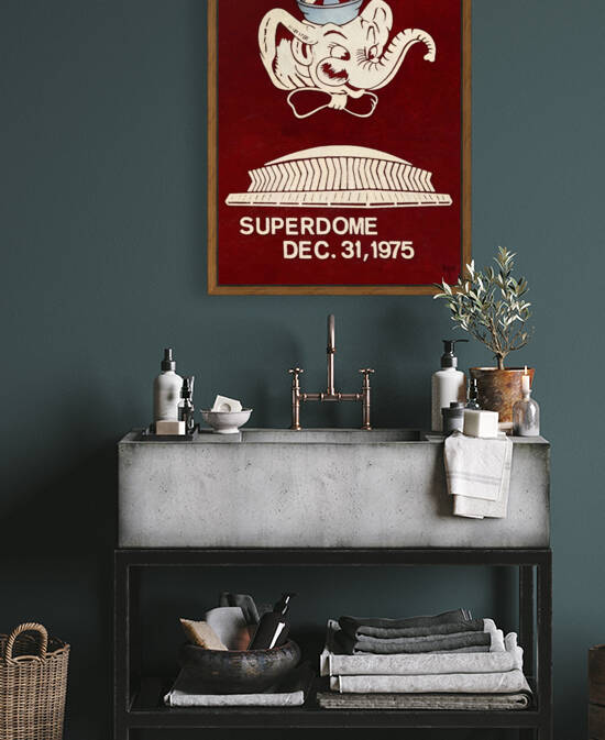 1975 Alabama Sugar Bowl Art by Row One Brand