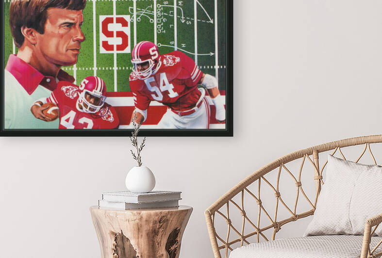 1983 NC State Football Art by Row One Brand