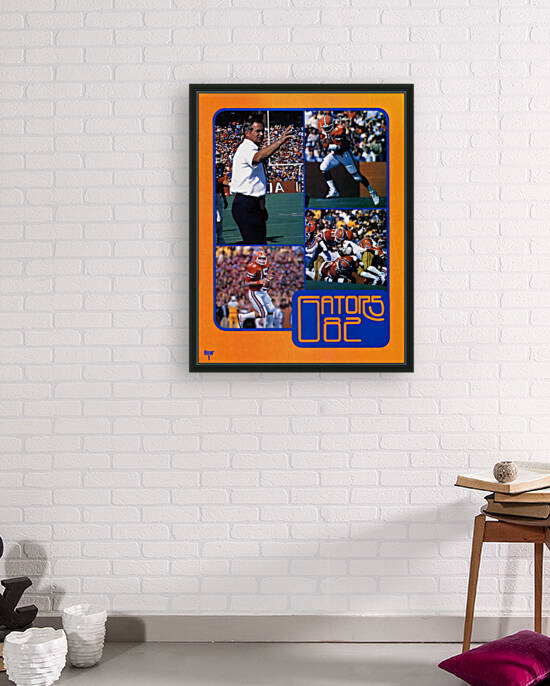 1982 Florida Gators Football Art by Row One Brand