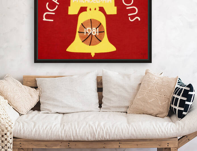 1981 NCAA Champions Basketball Art by Row One Brand