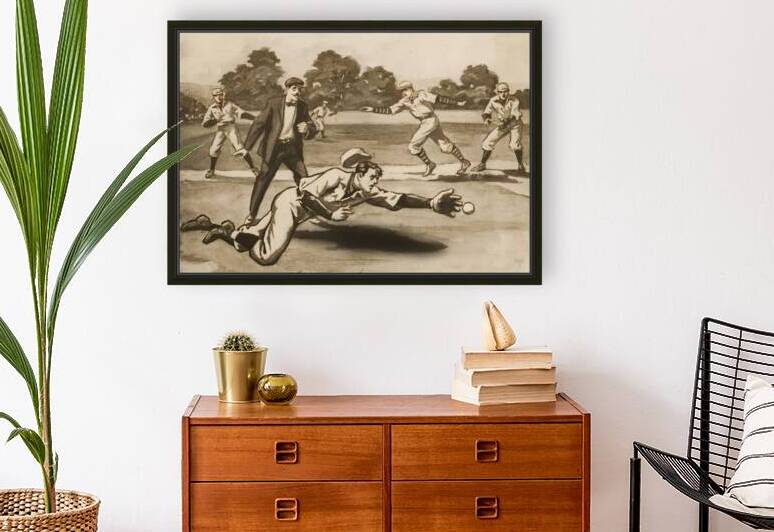 1911 Baseball Art by Row One Brand