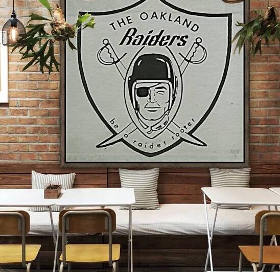 Sixties Oakland Raiders Be a Raider Rooter by Row One Brand