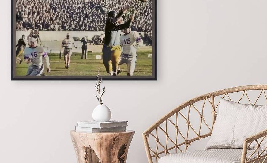 1940 NYU vs. Missouri Football Art by Row One Brand