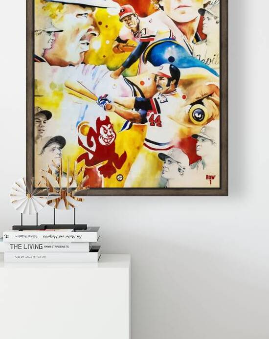 1981 arizona state baseball art  by Row One Brand
