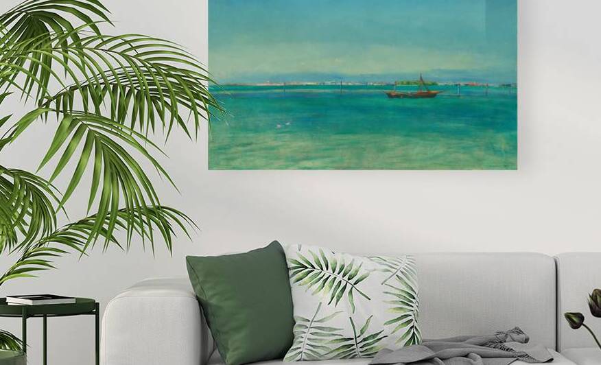 venice from the lido to giudecca  by Row One Brand