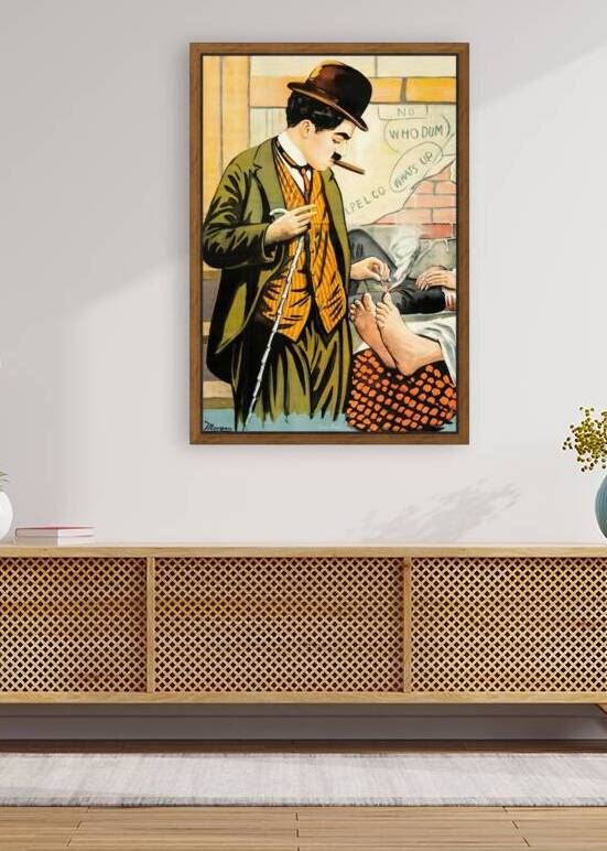 charlie chaplin art  by Row One Brand