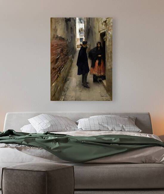 a street in venice 1880 by sargent by Row One Brand