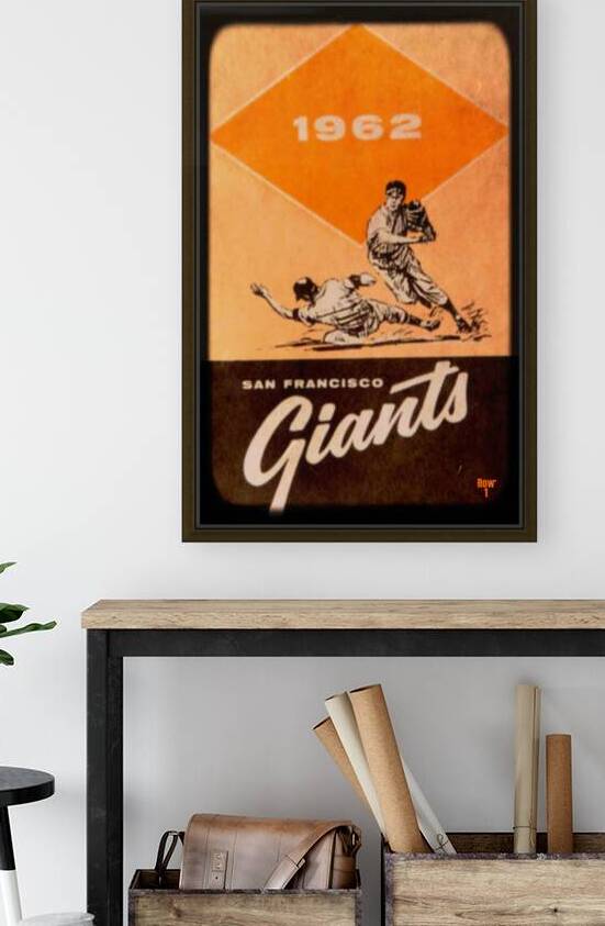 1962 san francisco giants viewfinder slide art  by Row One Brand