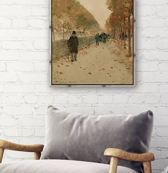 Quai du Louvre 1889 by Row One Brand
